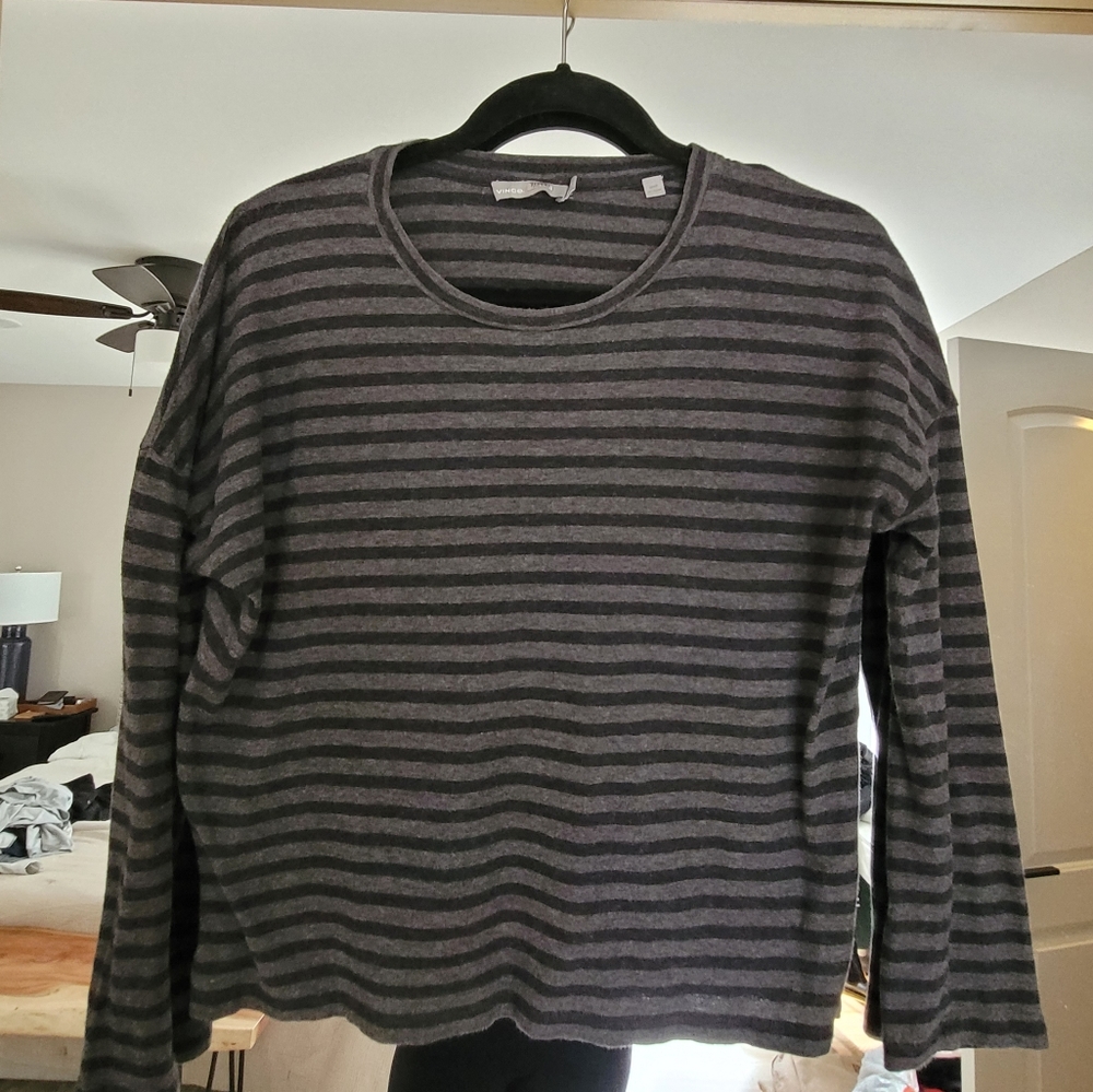 Vince XS Striped long sleeve tee